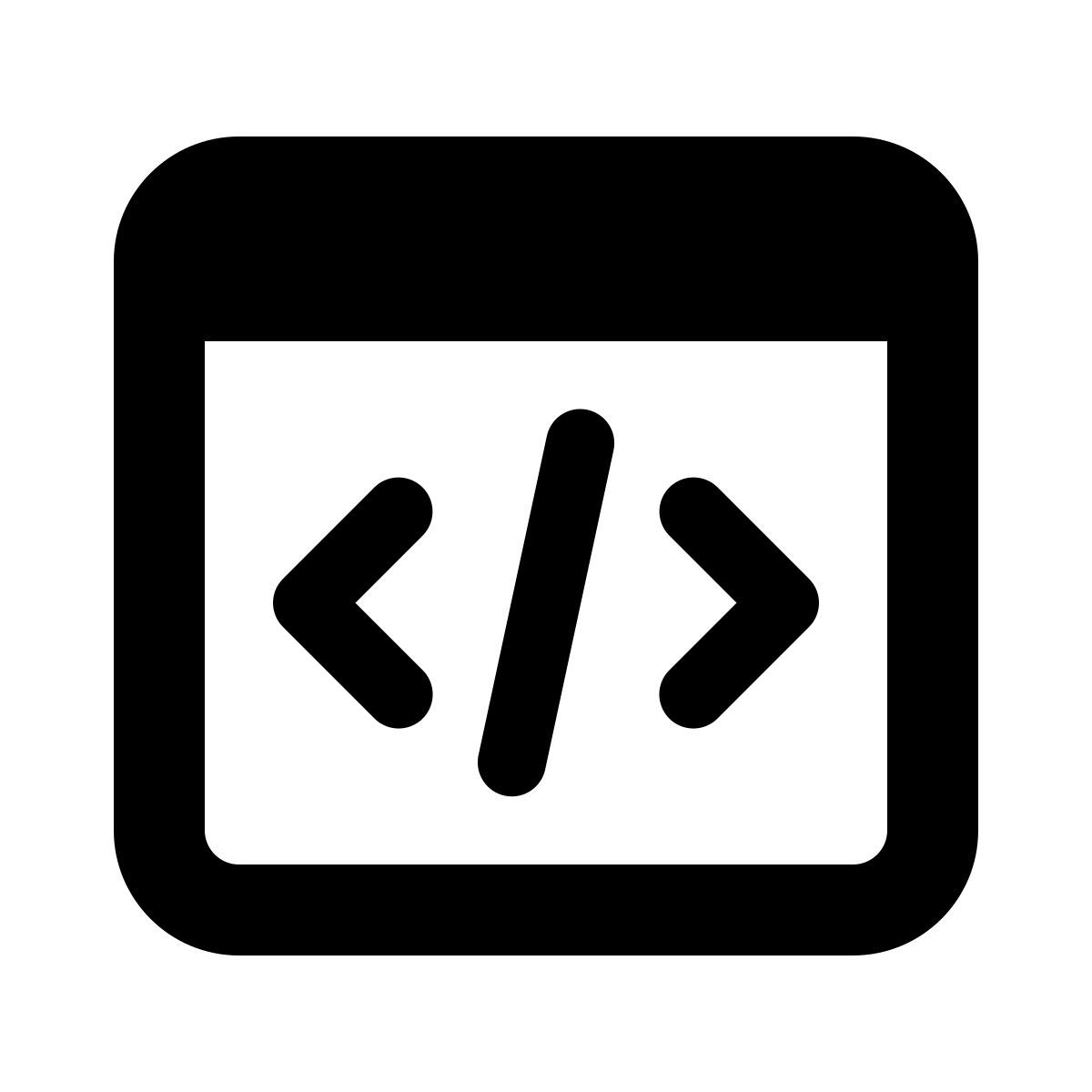 windows 11 filled style code icon