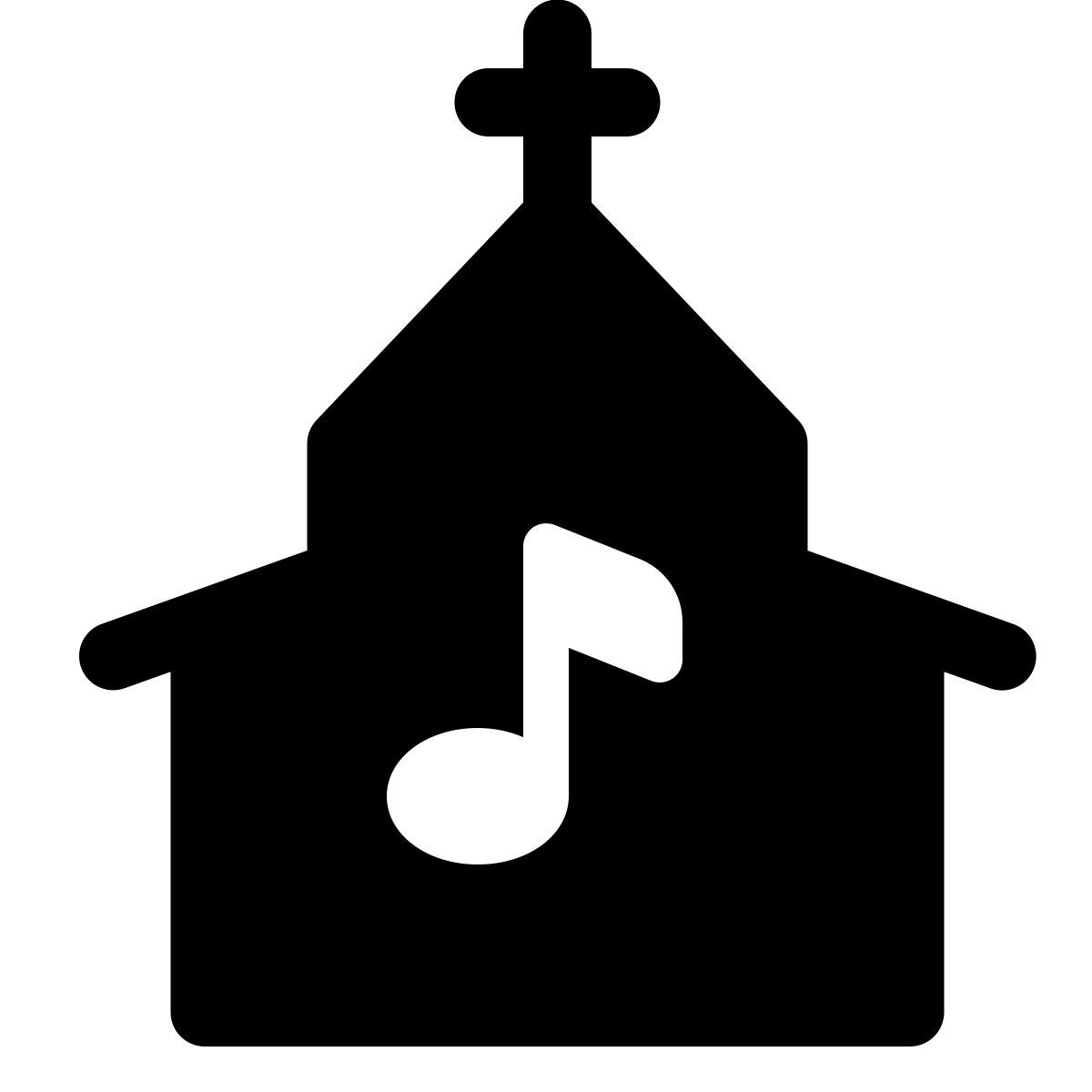windows 11 filled style la música cristiana contemporánea icon