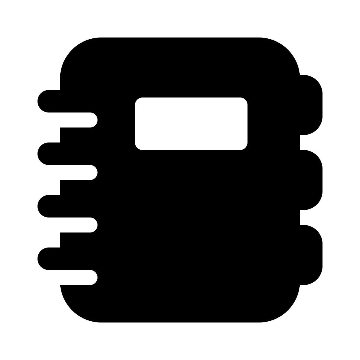 windows 11 filled style libro de copiar icon