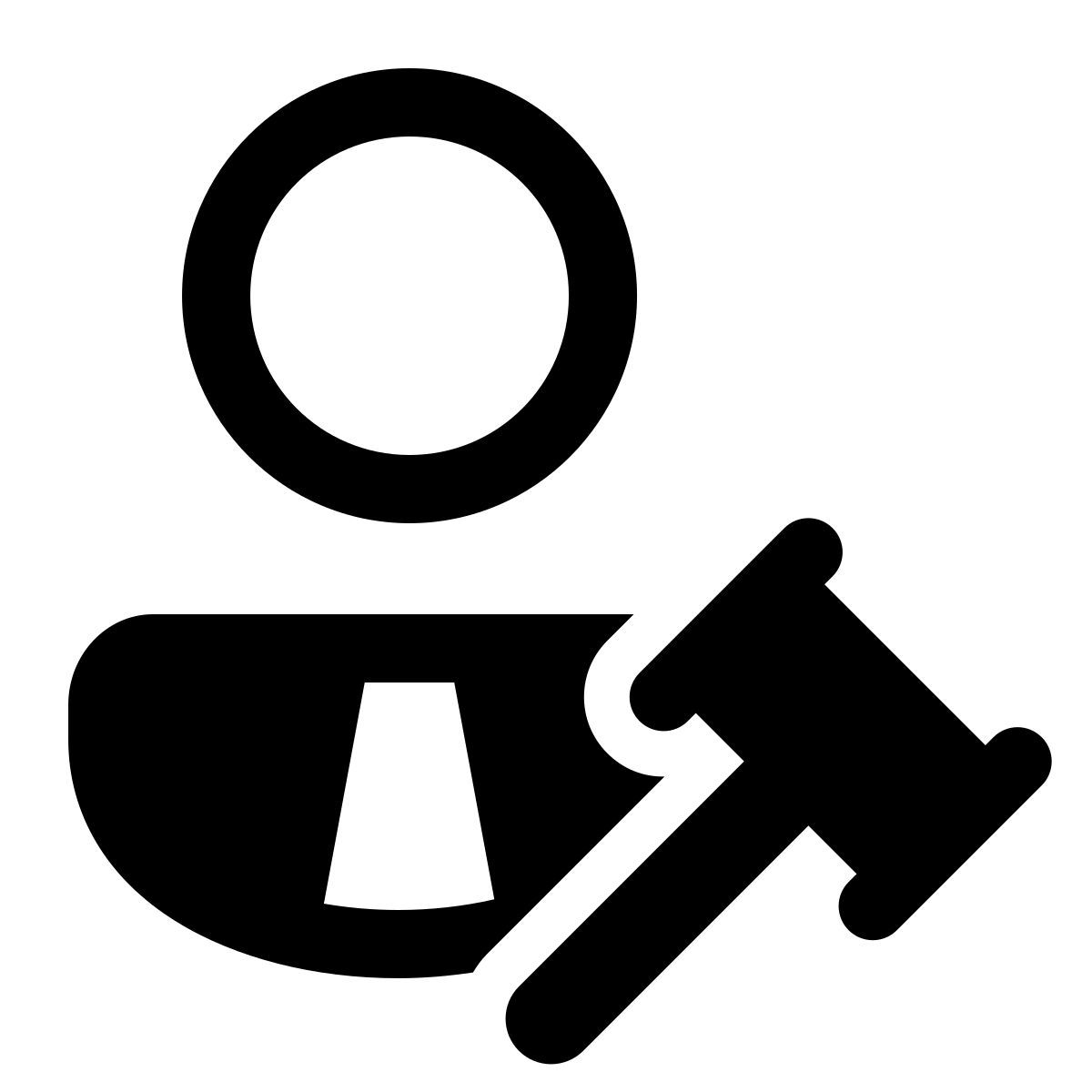 windows 11 filled style 법원 판사 icon