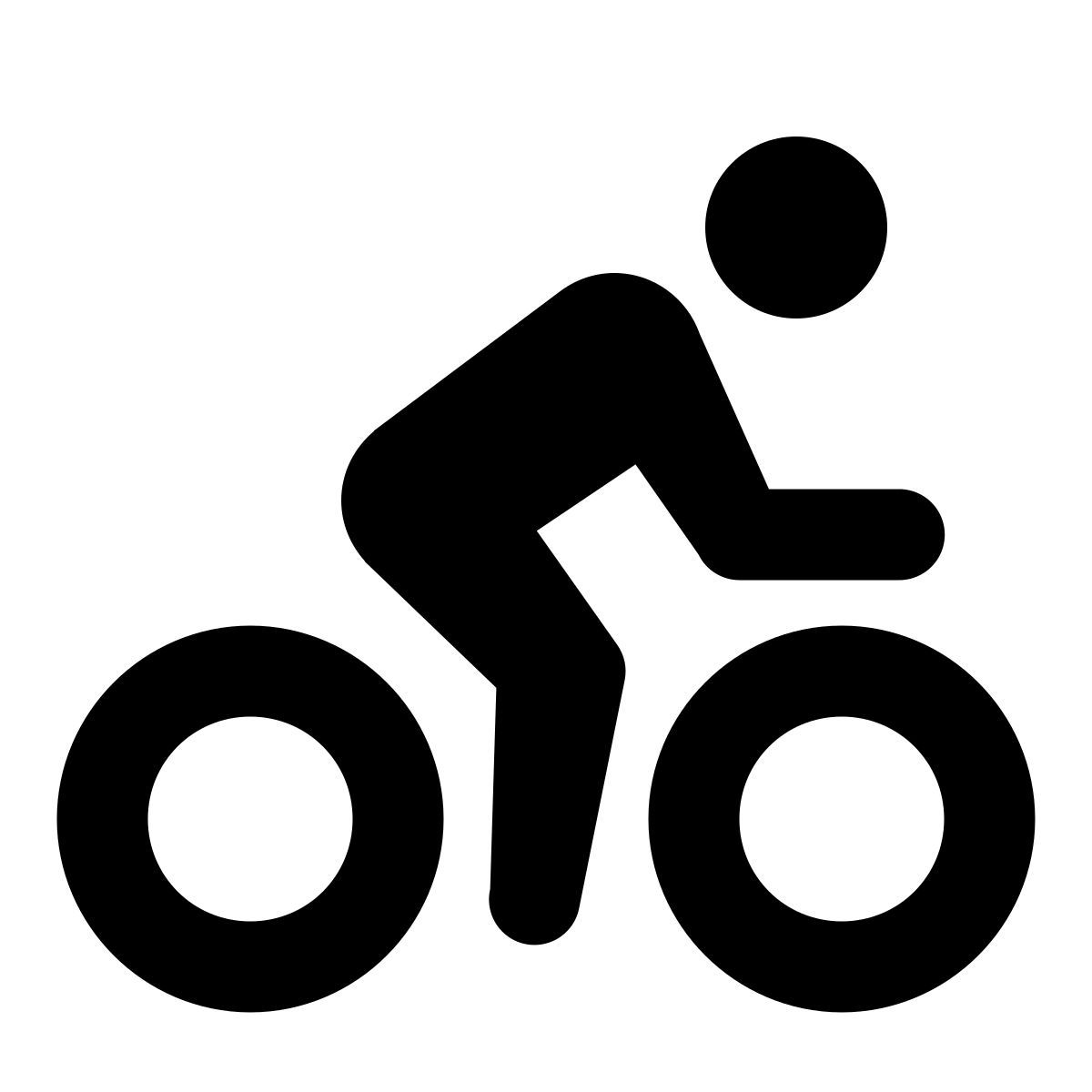 windows 11 filled style radfahren auf straße icon