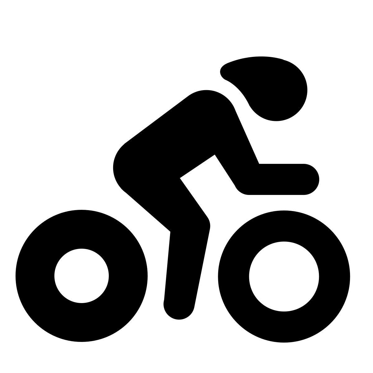 windows 11 filled style 自行车道 icon