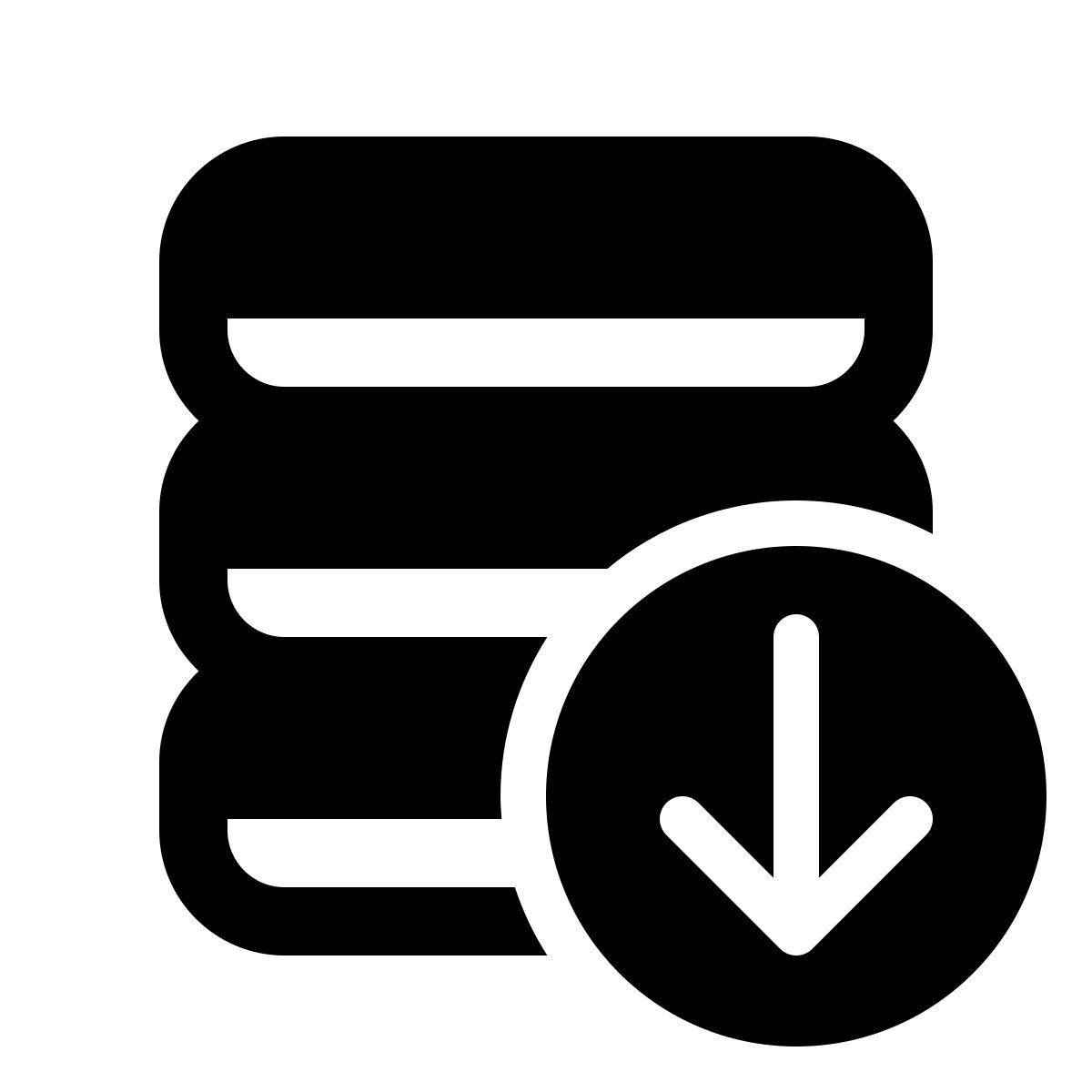 windows 11 filled style 데이터베이스 내보내기 icon