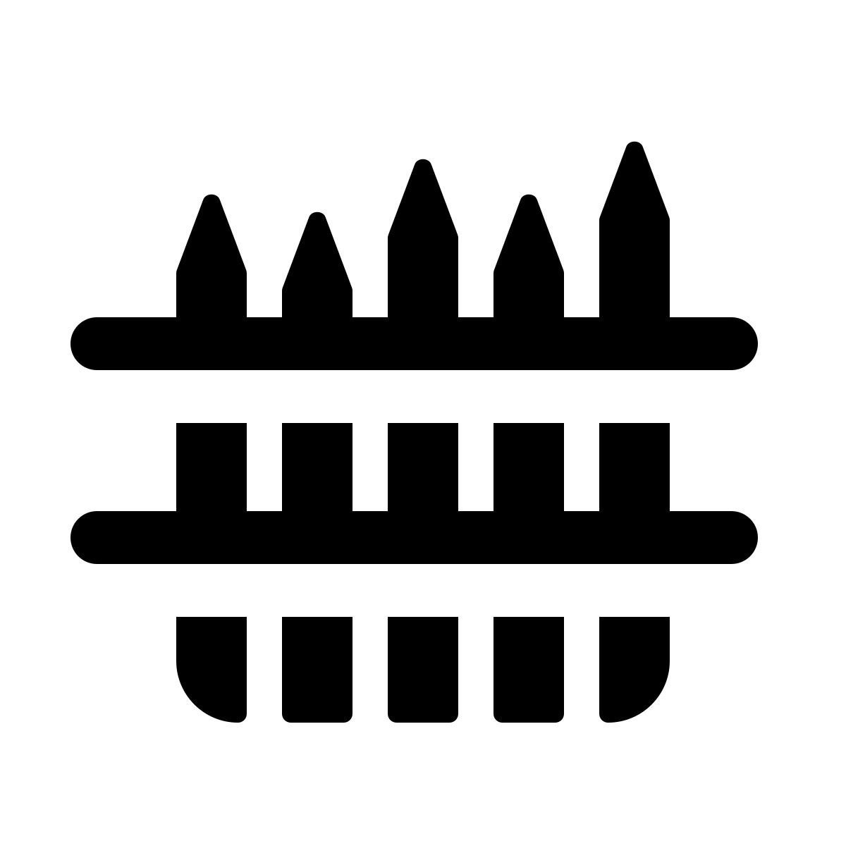 windows 11 filled style 防守木墙 icon