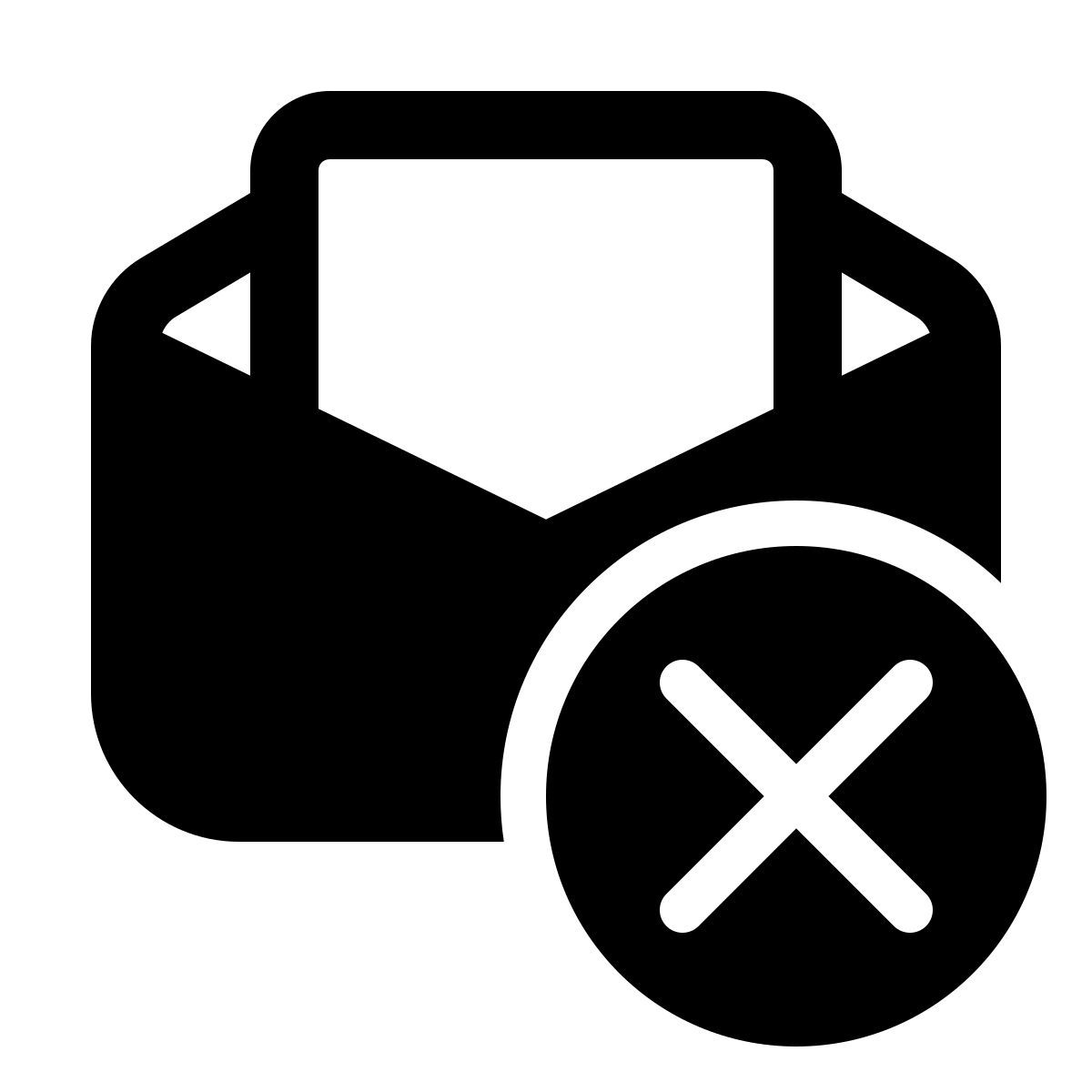 windows 11 filled style löschen sie offene umschläge icon