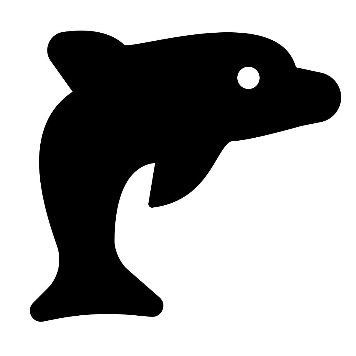 windows 11 filled style 海豚 icon