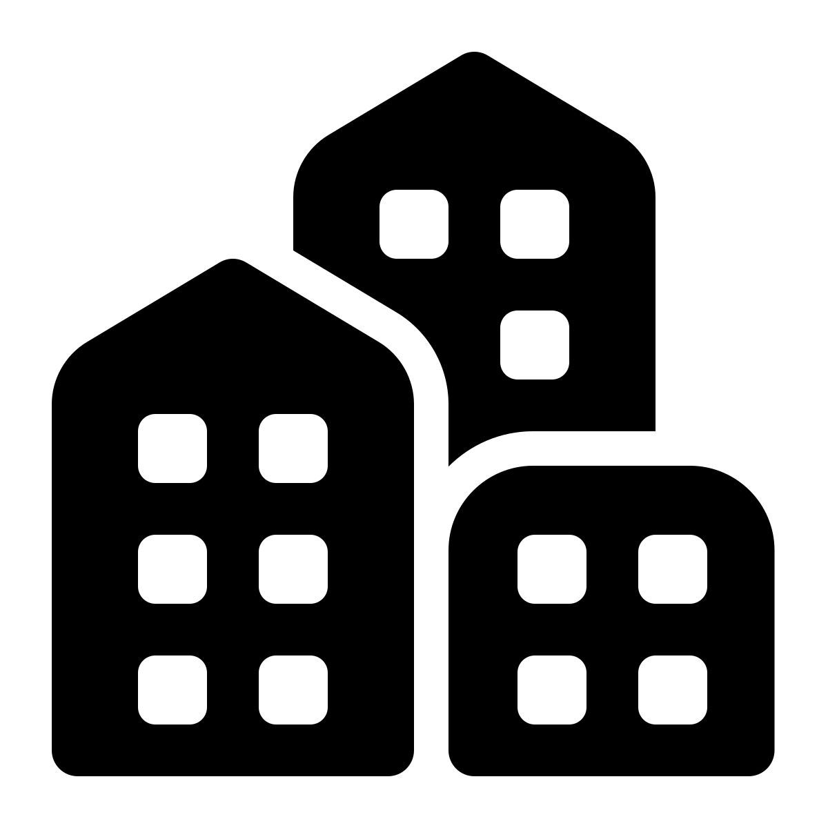 windows 11 filled style downtown icon