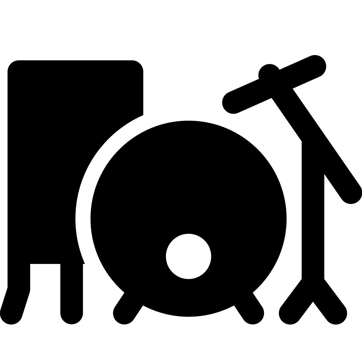 windows 11 filled style 드럼 icon