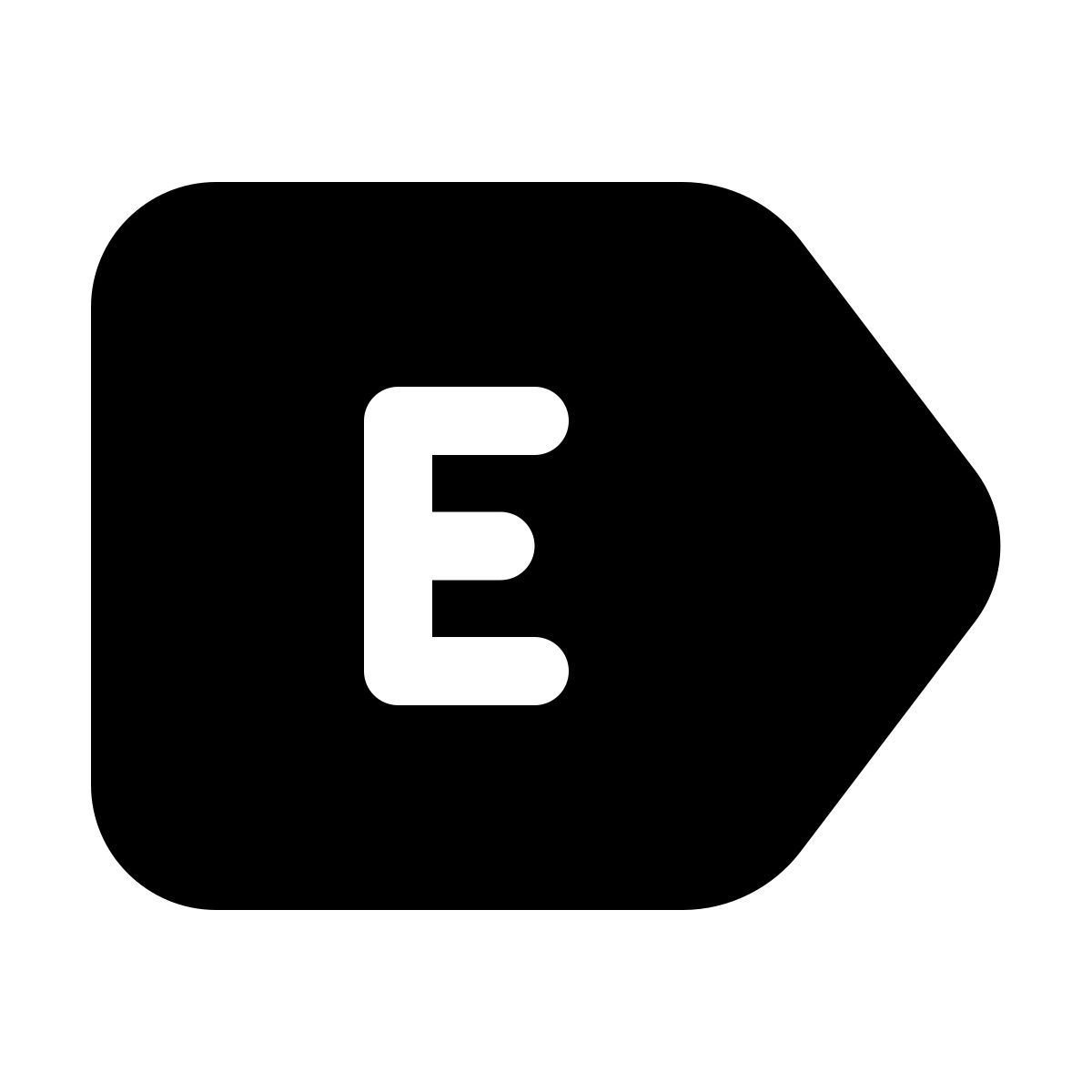 windows 11 filled style e icon