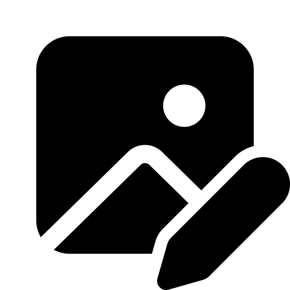 windows 11 filled style edit image icon