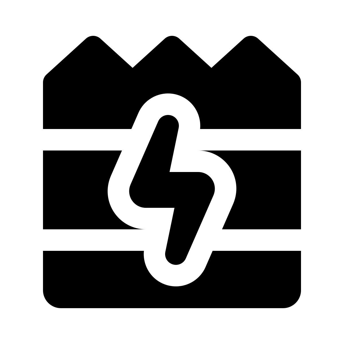 windows 11 filled style 电围栏 icon