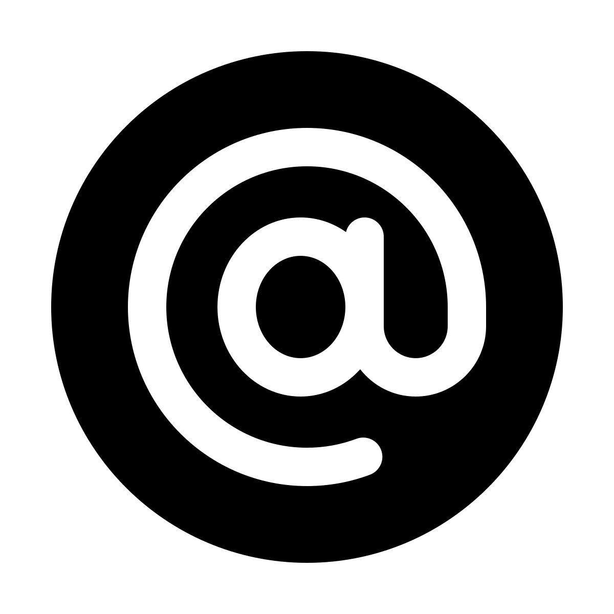 windows 11 filled style sinal de e mail icon