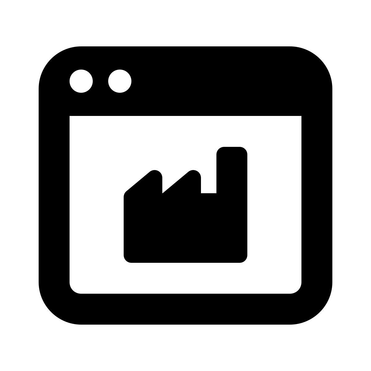 windows 11 filled style erp system icon