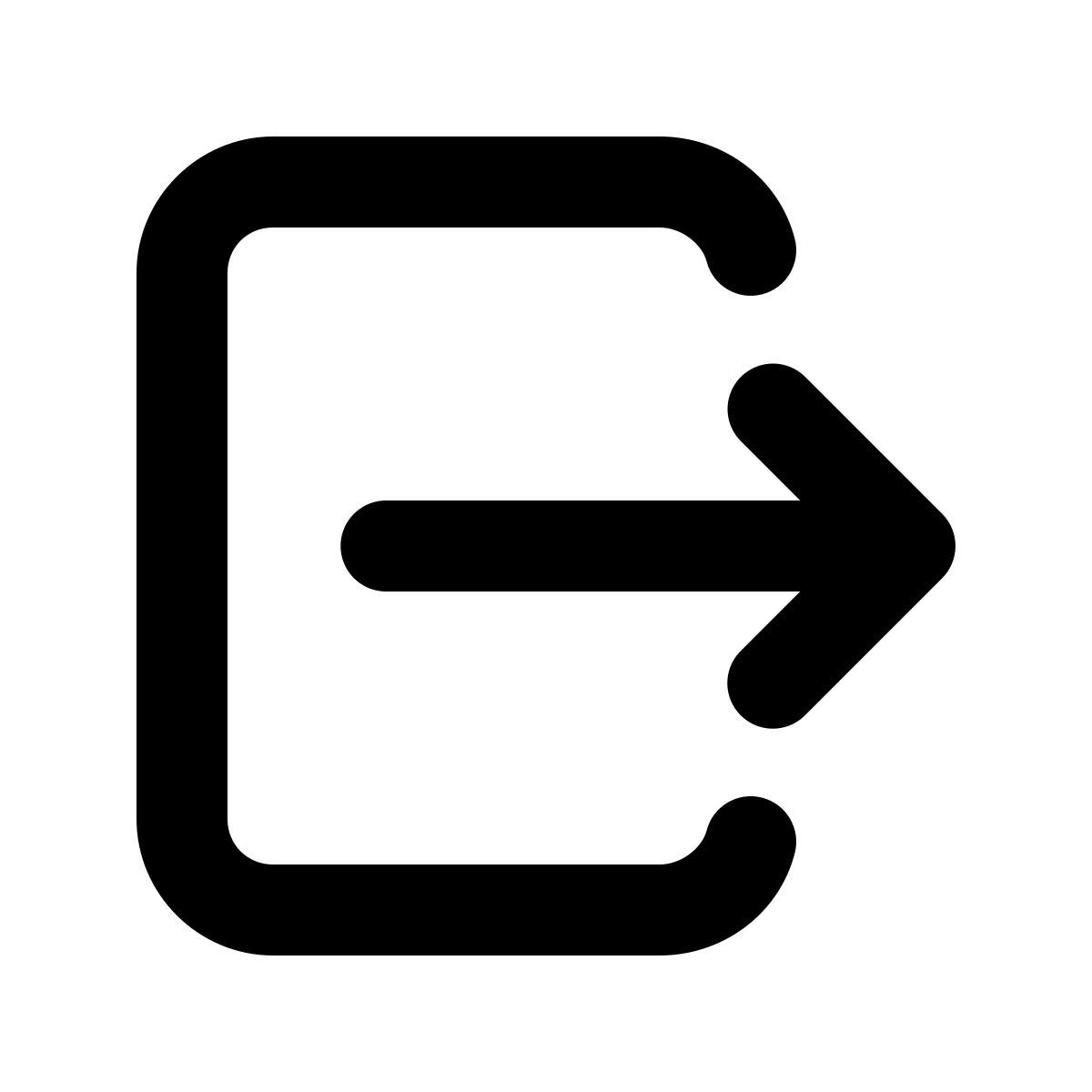 windows 11 filled style logout icon