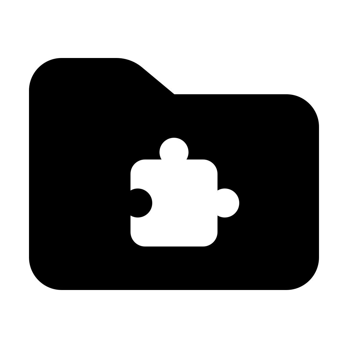 windows 11 filled style extensions folder icon