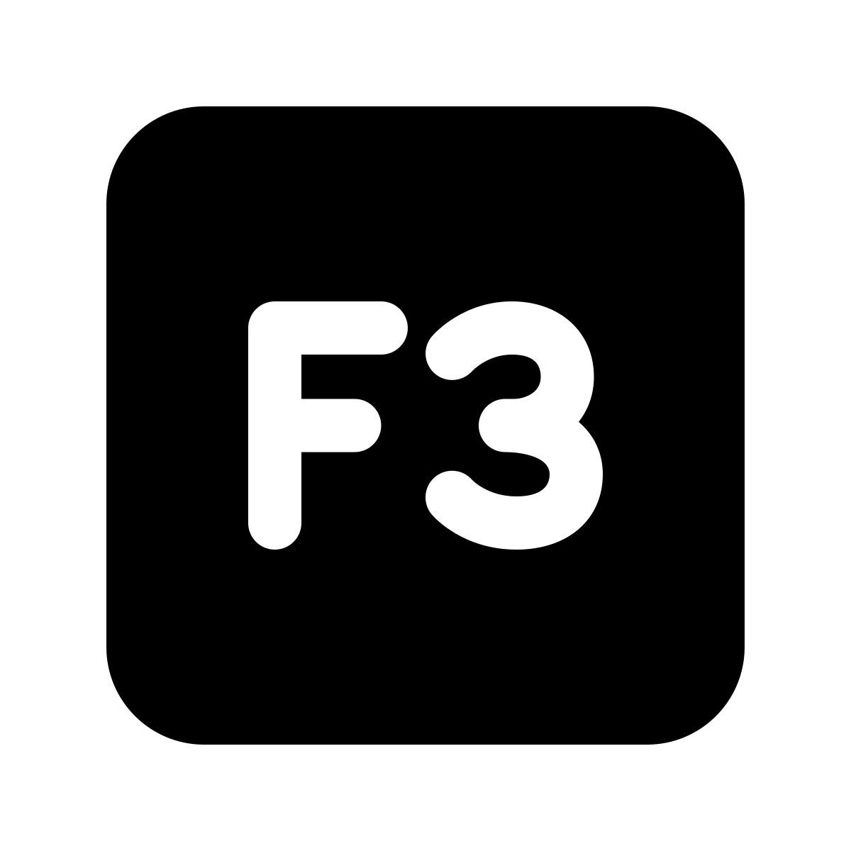 windows 11 filled style f3 键 icon