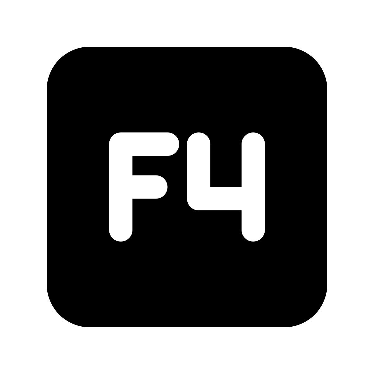 windows 11 filled style f4 键 icon