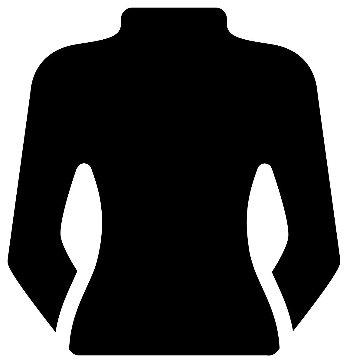 windows 11 filled style female back icon