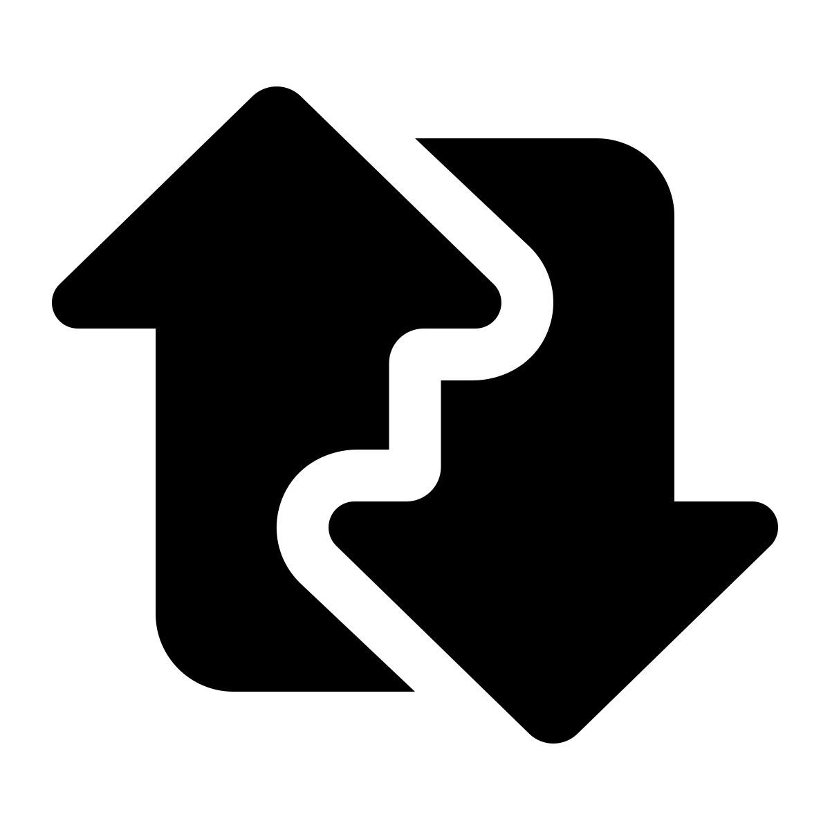 windows 11 filled style flèches icon