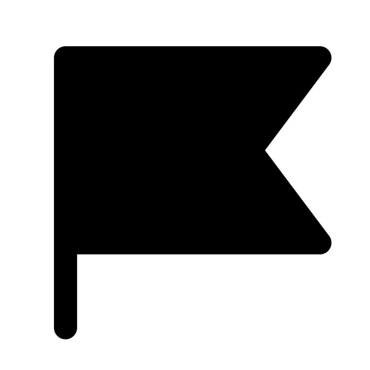 windows 11 filled style flag icon