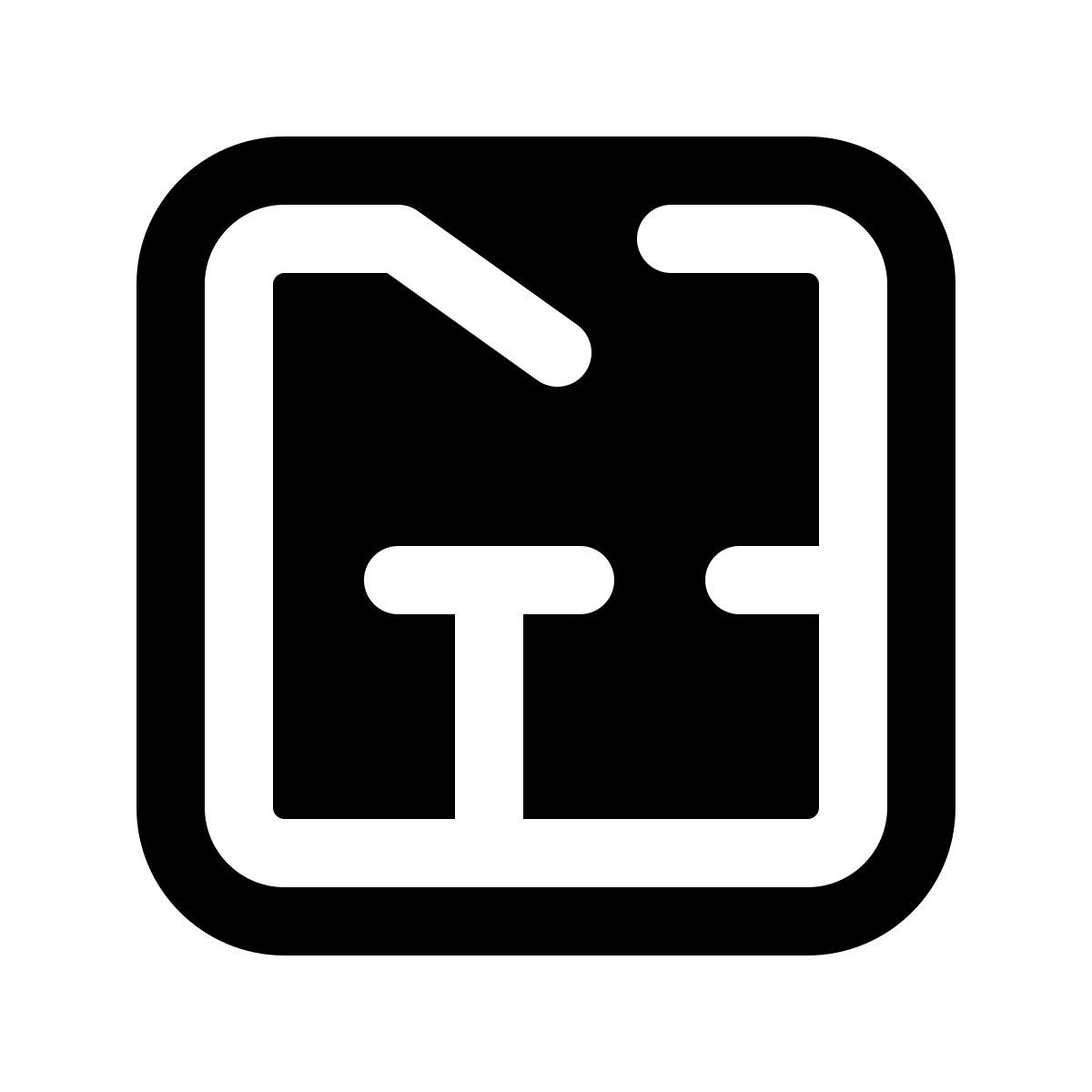 windows 11 filled style plano de planta icon