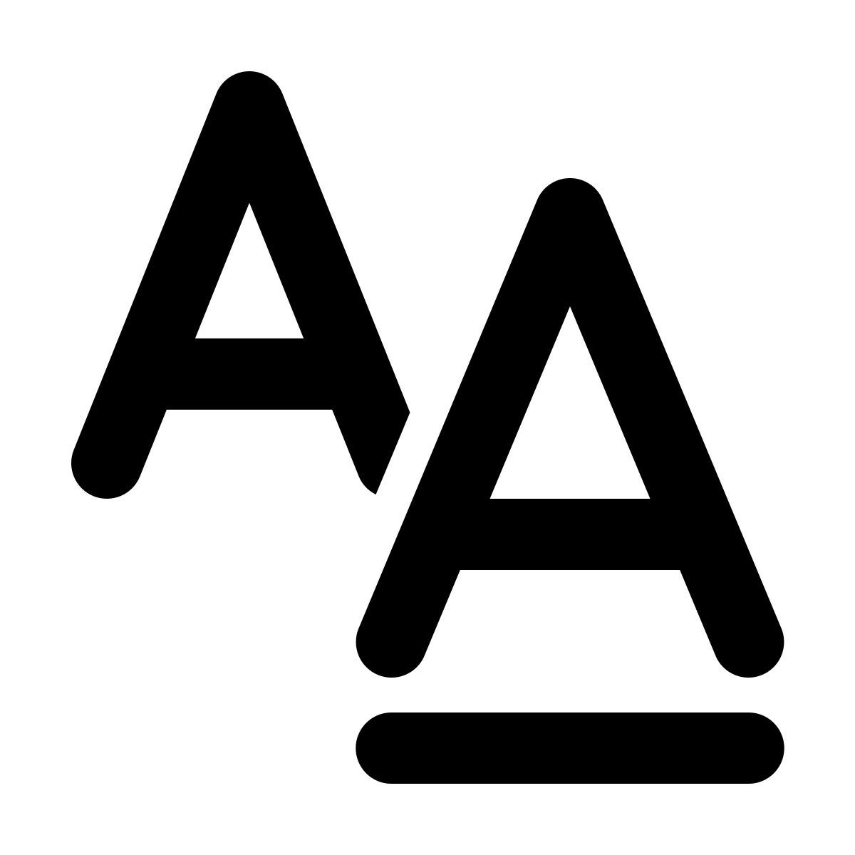 windows 11 filled style font style formatting icon