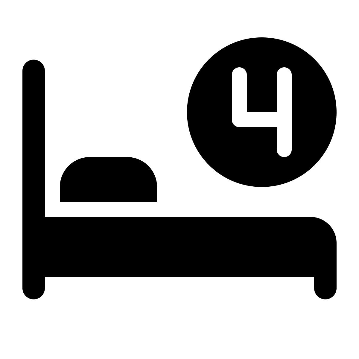 windows 11 filled style quatro camas icon