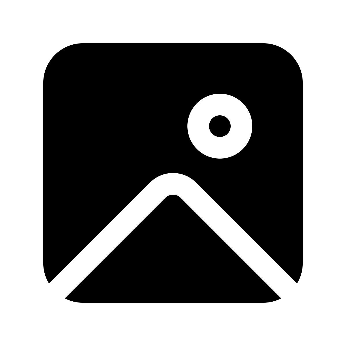 windows 11 filled style image entière icon