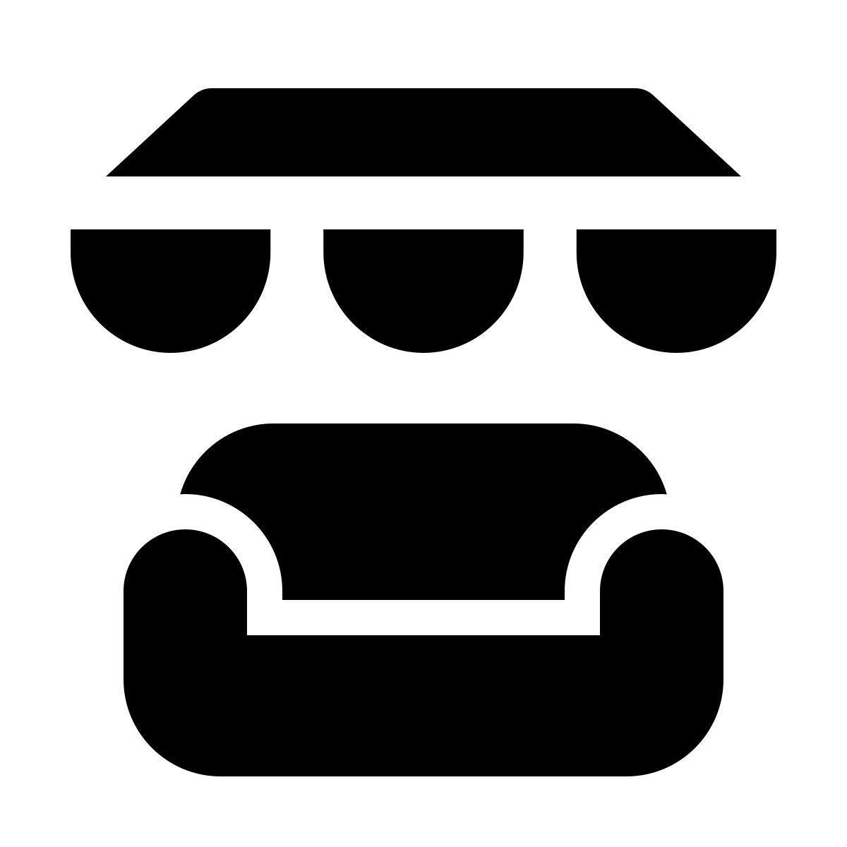 windows 11 filled style 家具店 icon