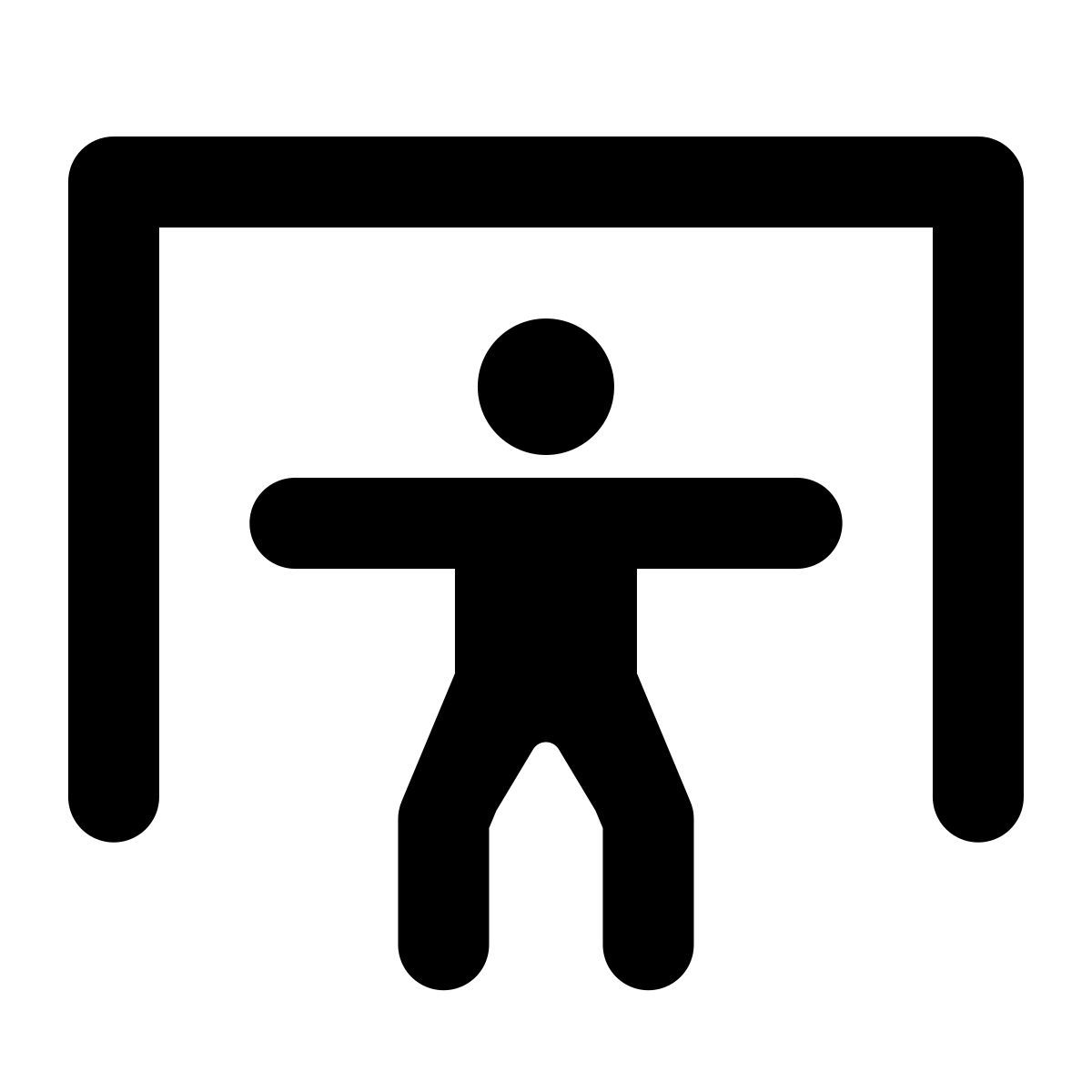 windows 11 filled style 골키퍼와 네트 icon