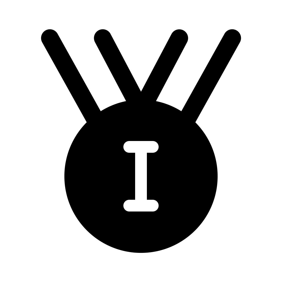 windows 11 filled style 올림픽 메달 골드 icon