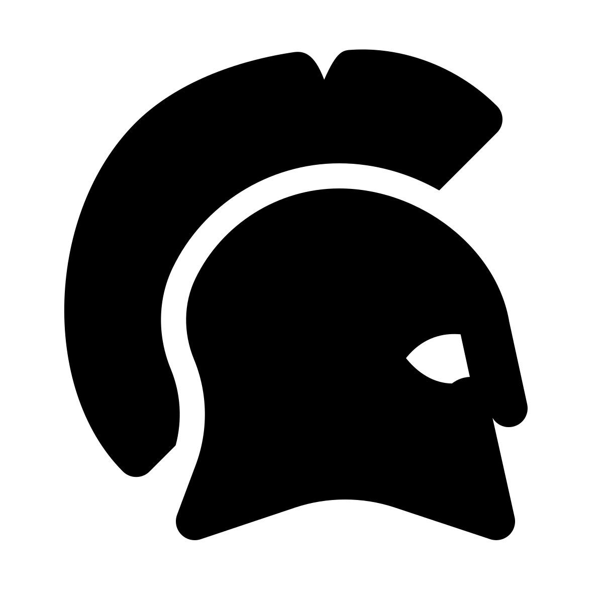windows 11 filled style greek helmet icon