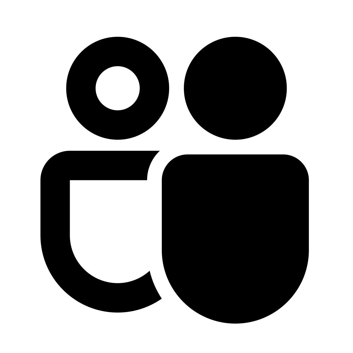 windows 11 filled style groupe premier plan sélectionné icon