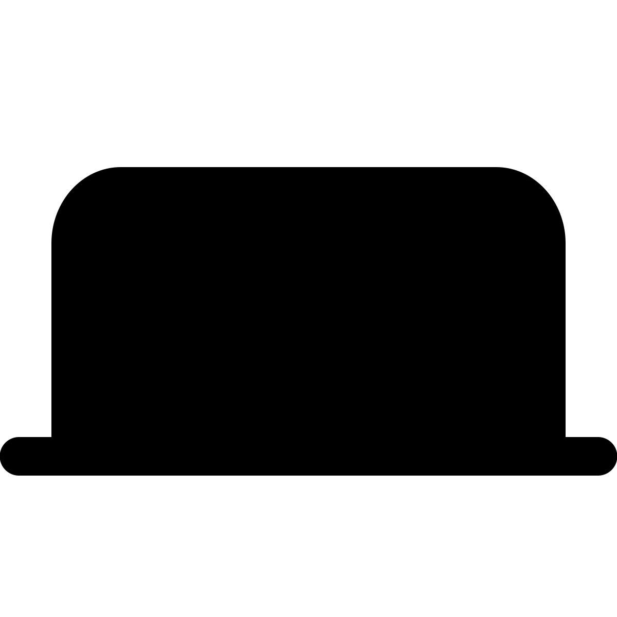 windows 11 filled style half rest icon