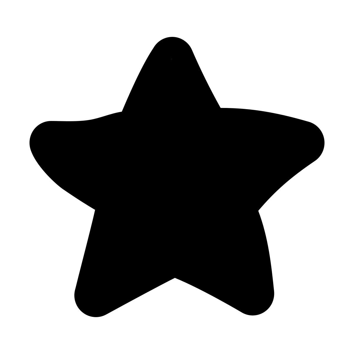 windows 11 filled style 手绘星星 icon