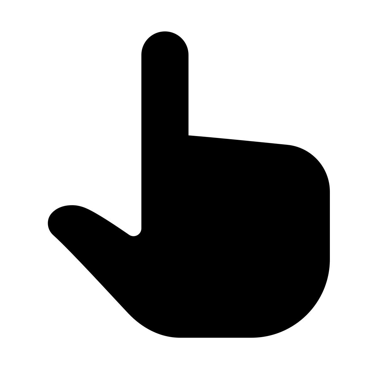 windows 11 filled style 최대 손 icon