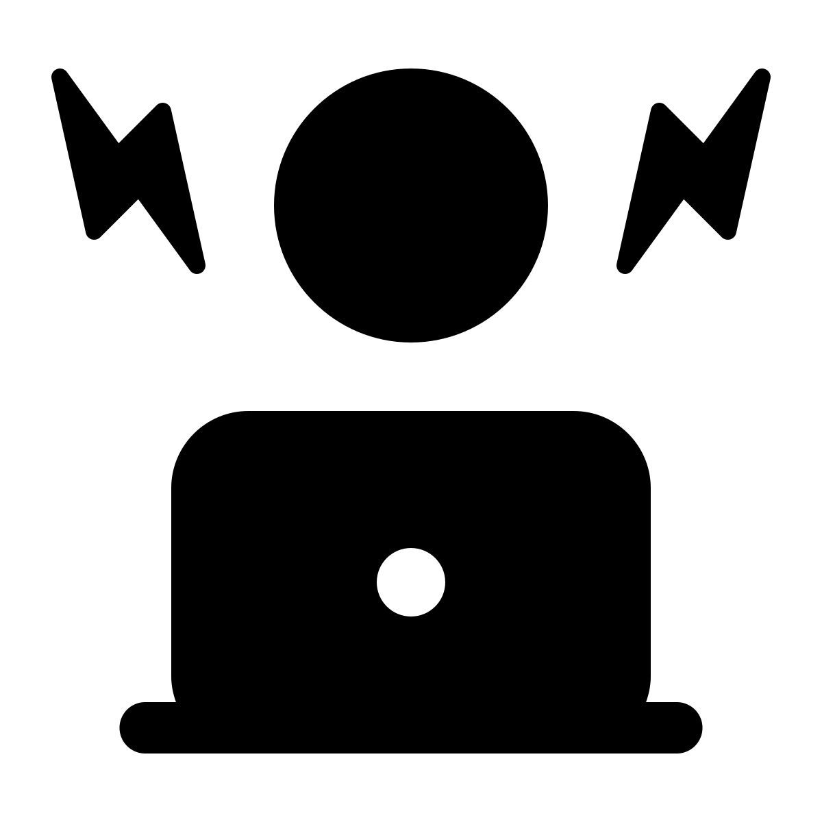 windows 11 filled style 열심히 일하는 icon