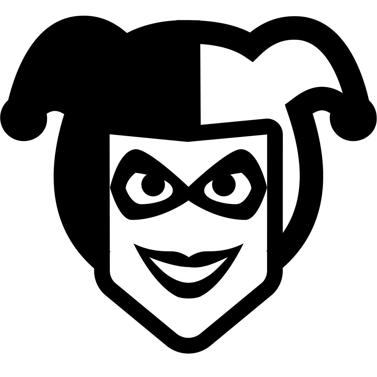 windows 11 filled style harley quinn dc icon