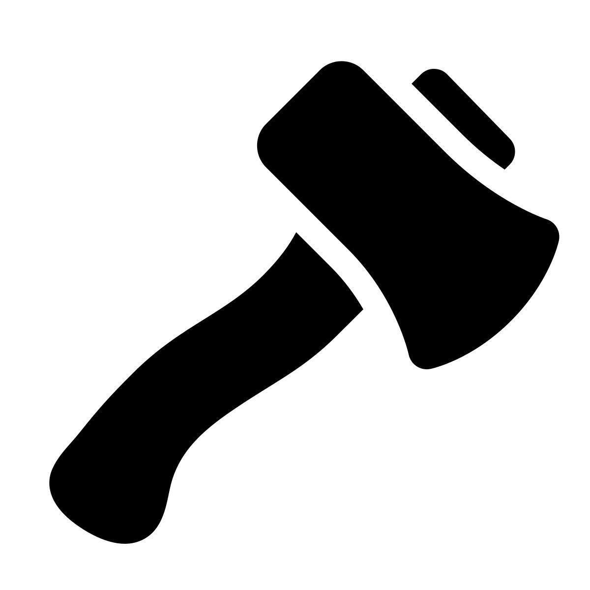 windows 11 filled style 斧头 icon