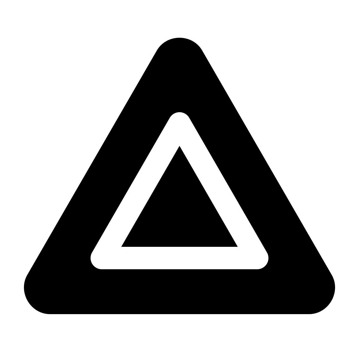 windows 11 filled style 危险警告闪光灯 icon