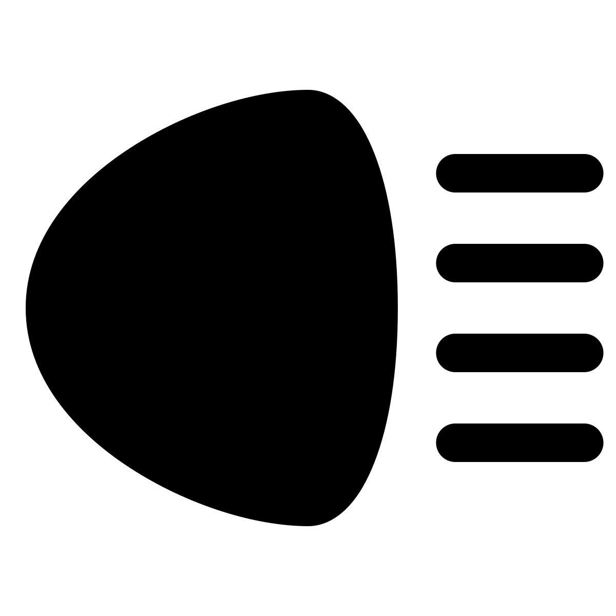 windows 11 filled style headlight icon