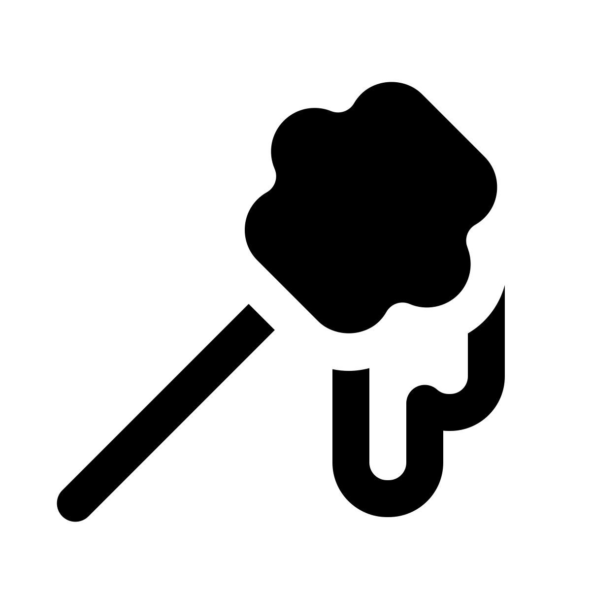 windows 11 filled style cucchiaio di miele icon