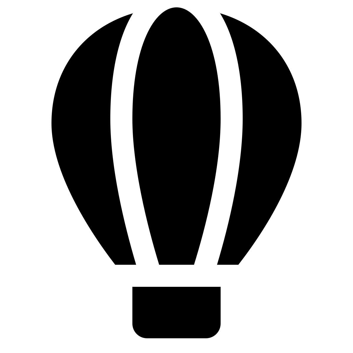 windows 11 filled style montgolfière icon