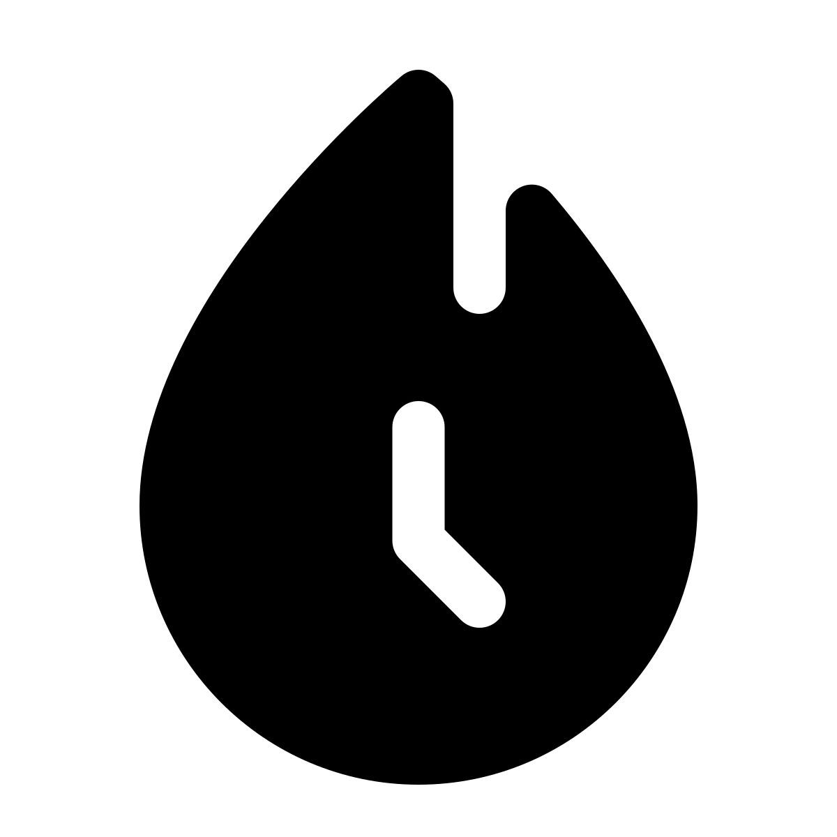 windows 11 filled style ventas calientes horas icon