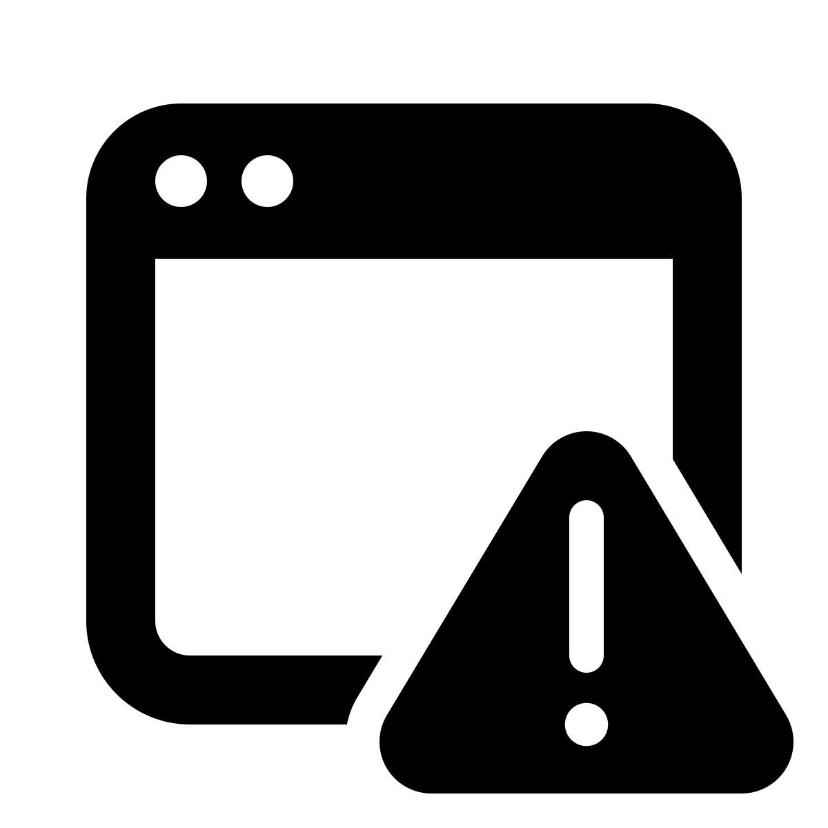 windows 11 filled style http error code icon