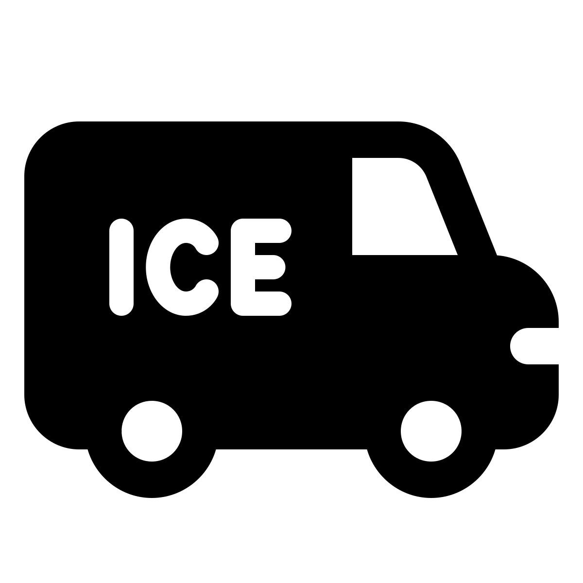 windows 11 filled style camion de helados icon