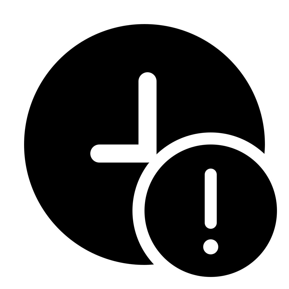 windows 11 filled style important time icon