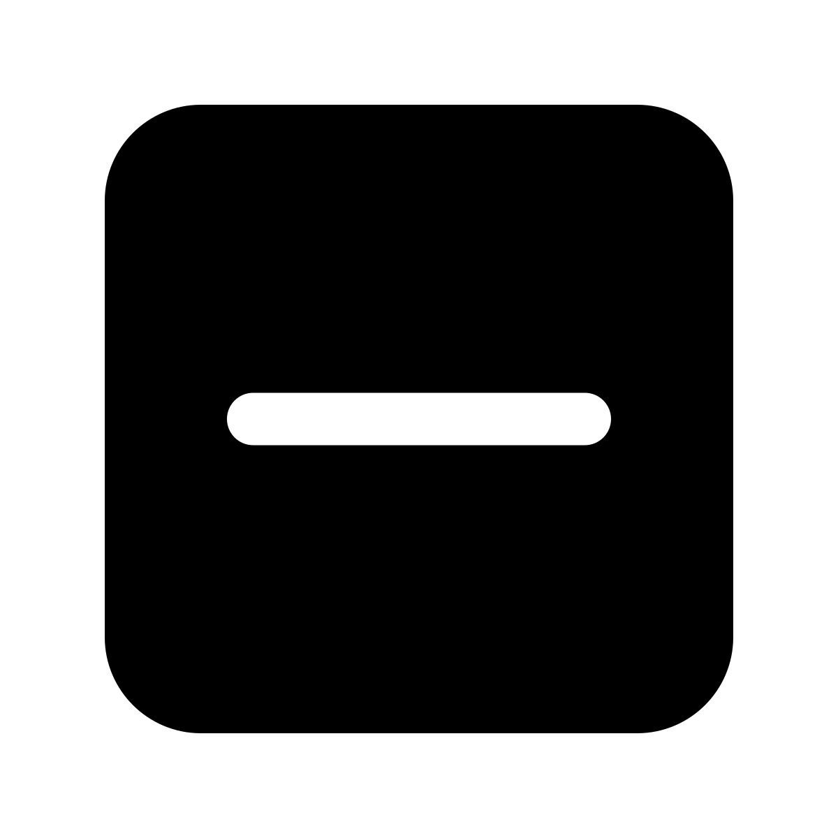 windows 11 filled style casella di controllo indeterminato icon
