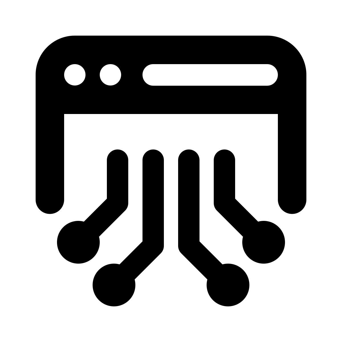 windows 11 filled style sito web intelligente icon