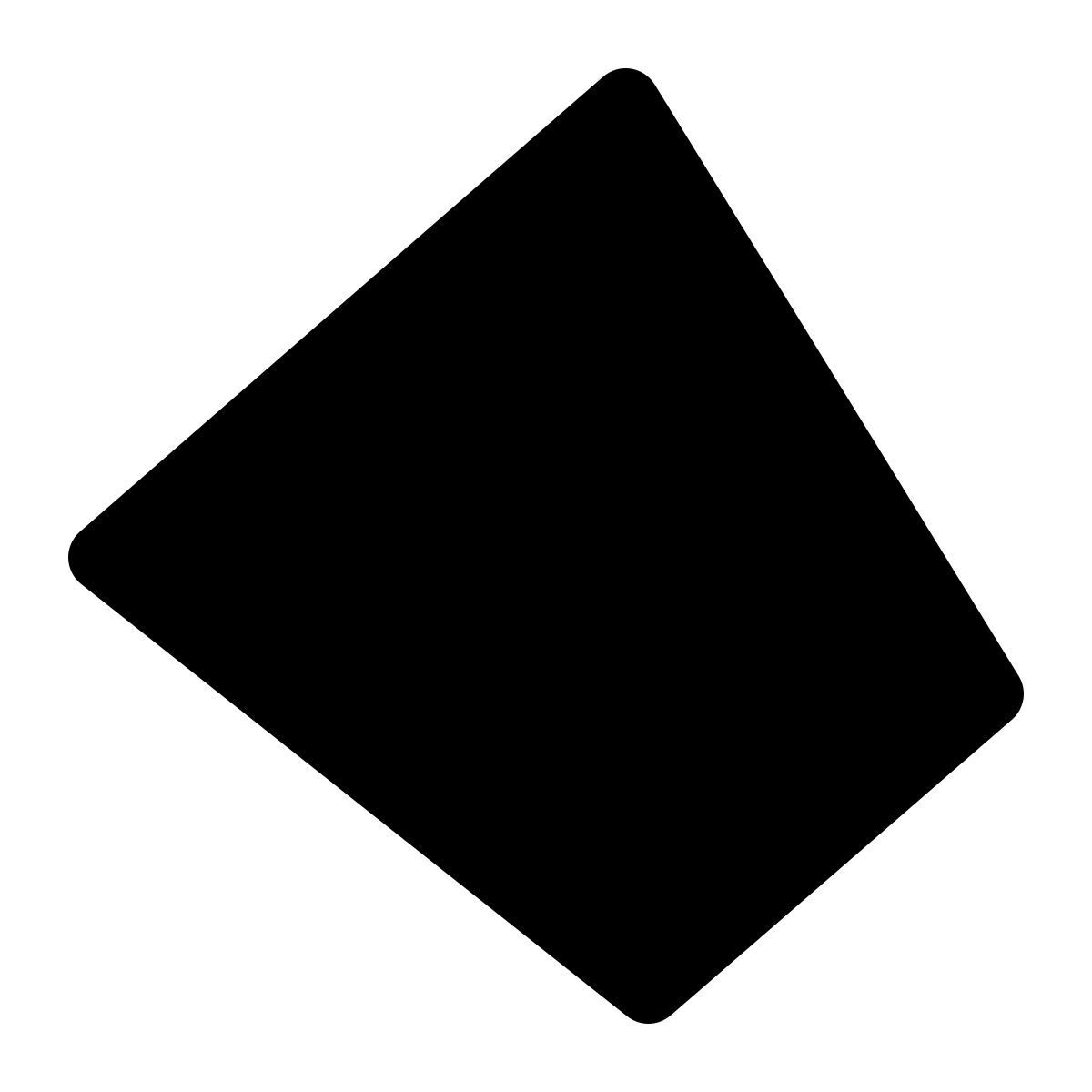 windows 11 filled style quadrilatère irrégulier icon